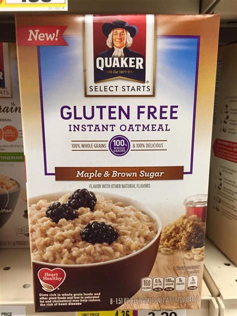 New Quaker Gluten-Free Instant Oatmeal - Gluten-Free Living | Instant oatmeal, Gluten free ...