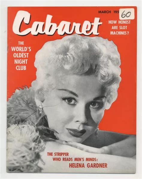 CABARET MAGAZINE VOL. 1 #11 VG+ 4.5 1956 Low Grade $10.50 - PicClick