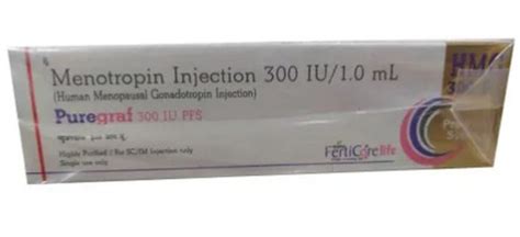 Human Menopausal Gonadotropin Injection 300 Iu/ 1.0 Ml at Best Price in Navi Mumbai | S. R. Biotech