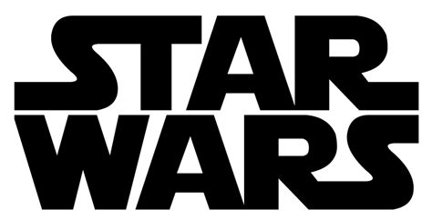 Star Wars logo Sticker | Star wars silhouette, Star wars logo, Star ...