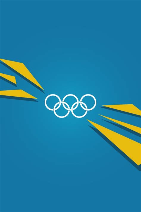 I needed an Olympics iPhone wallpaper, so I made one | Olympic logo ...