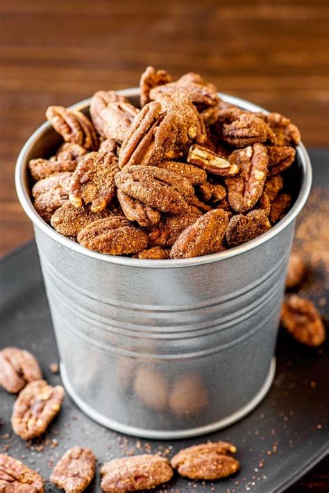 Sugar Coated Pecans - Homemade Hooplah