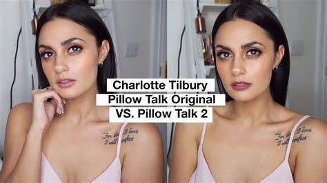 Charlotte Tilbury Pillow Talk Original VS. Pillow Talk 2 - The Comparison - YouTube