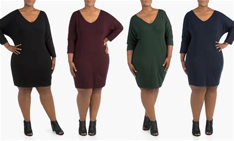 Sociology Women's Plus Size Dolman Sleeve Dress (Size 3X) | Groupon