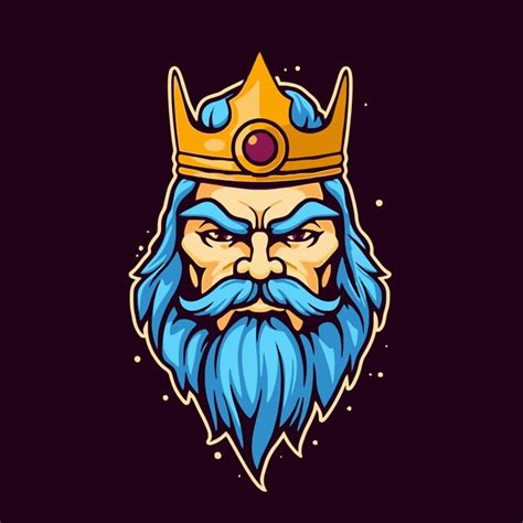 Premium Vector | Old King Mascot