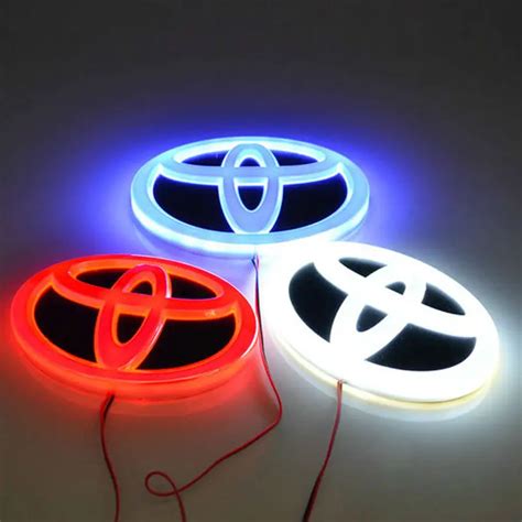 New Design Style Colorful LED logo warning Light Light emitting car ...