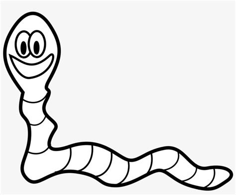 Download Worm Drawing At Getdrawings - Black And White Worm Clipart PNG ...