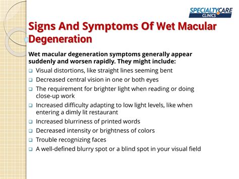 PPT - Wet Macular Degeneration - Symptoms, Causes, and Treatment ...