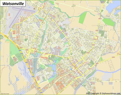 Watsonville Map | California, U.S. | Detailed Maps of Watsonville