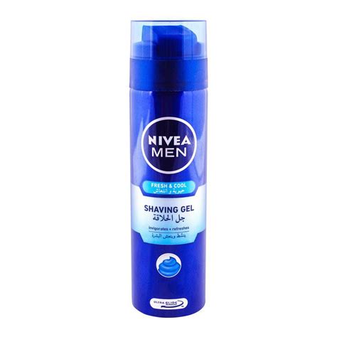 Buy Nivea Men Fresh & Cool Shaving Gel 200ml Online at Special Price in ...