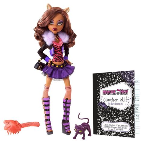 Boneca Monster High Clawdeen Wolf - Básica - Assinada - O Espaço Virtual do Colecionador