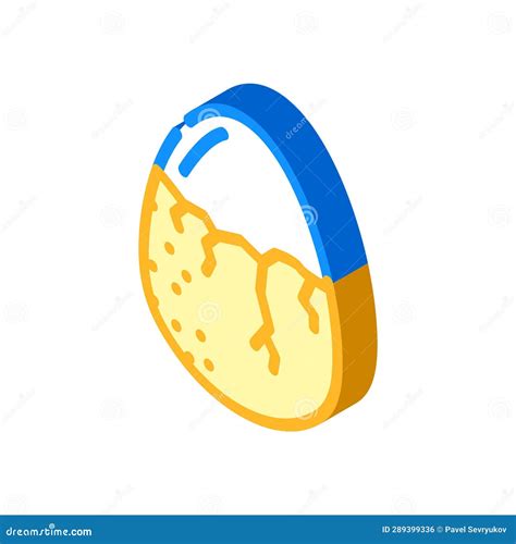 Healthy Egg Chicken Farm Food Isometric Icon Vector Illustration Stock Illustration ...
