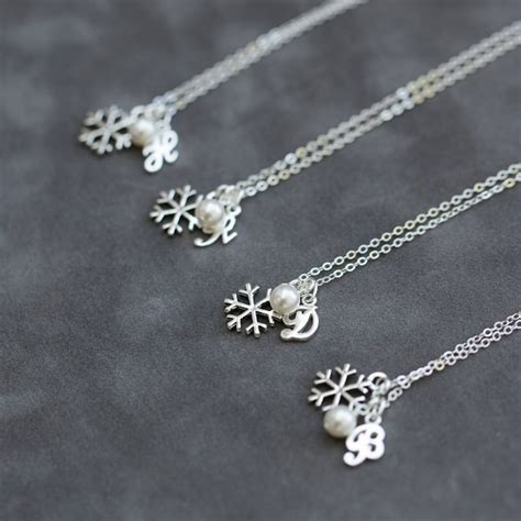 Snowflake Necklace - Etsy