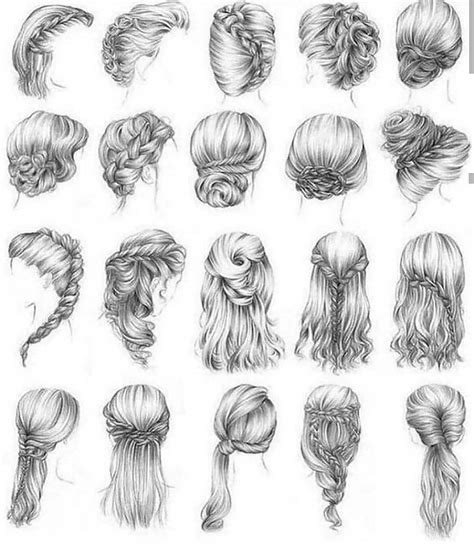 Pretty Hairstyles, Girl Hairstyles, Braided Hairstyles, Wedding Hairstyles, Drawing Hairstyles ...