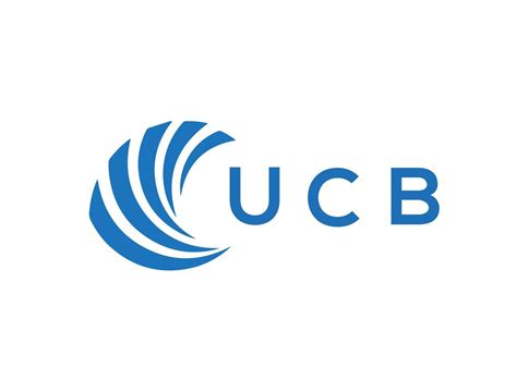 UCB letter logo design on white background. UCB creative circle letter logo concept. UCB letter ...