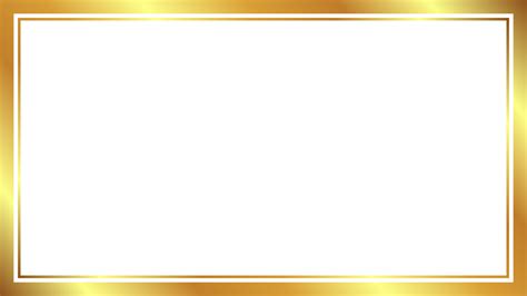 Golden frame rectangle on transparent background 25222494 PNG