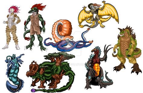 Kaiju Character Concepts by Crocazill on DeviantArt