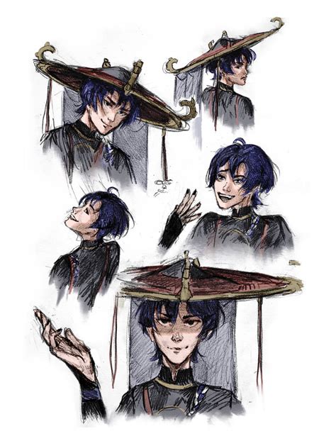 Scaramouche sketches by AquarinesArt on DeviantArt