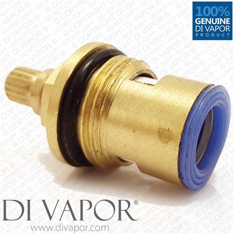 Ceramic Disc Tap Valve Cartridge Insert - 1/2" BSP, Quarter Turn Clockwise Close - 43mm Height ...