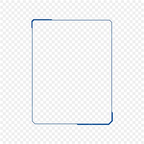 Simple Blue Border Frame Text Simple Border Png Transparent Clipart ...