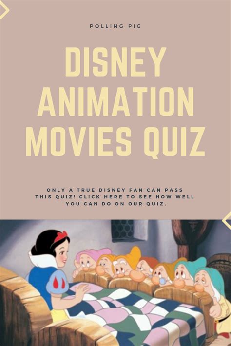 Disney movie quizzes! Only a true fan of Disney animation movies can ...