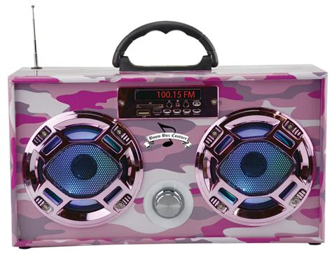 Mini Pink Camo Boombox - Walmart.com