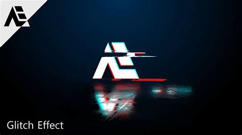 After Effects Tutorial: Glitch Effect Logo Animation - Reflection Glitch Logo - YouTube