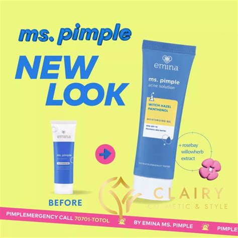 Jual Emina Ms. Pimple Acne Solution 20ml | pelembab untuk jenis kulit ...