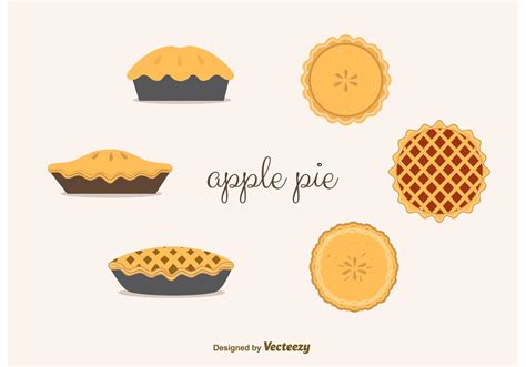 Apple Pie Vectors - Download Free Vector Art, Stock Graphics & Images