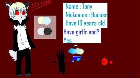 Reference Tony(BUNNER) by FunnyBreadAttacks on DeviantArt