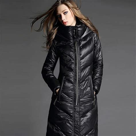 Nice New Long Winter Jacket Women White Duck Down Women's Winter Jacket ...