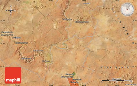 Satellite Map of Barkly West