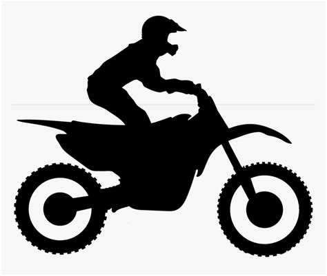 Transparent Biker Png - Dirt Bike Drawing Easy, Png Download , Transparent Png Image - PNGitem