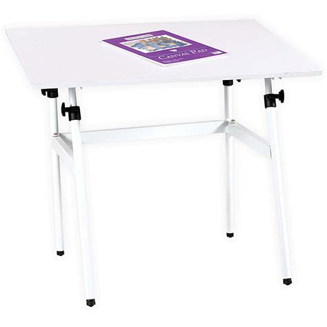 White Adjustable Folding 30" x 42" Drawing Table Desk | Artist Art ...