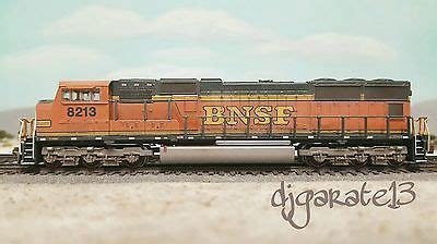 N-scale-weathered-Athearn-BNSF-SD75M-8213 | Model railroad, Cars for ...