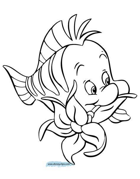 Flounder Little Mermaid Drawing at PaintingValley.com | Explore collection of Flounder Little ...