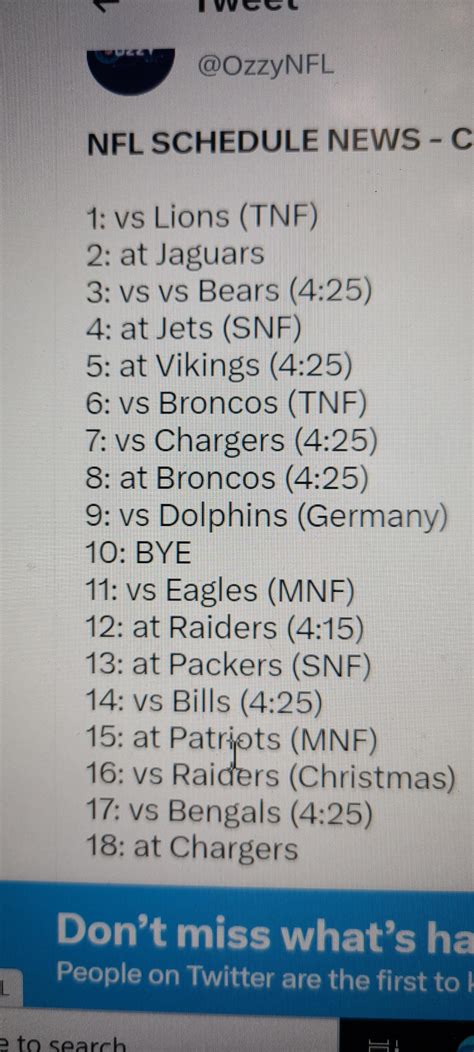 Chiefs Schedule Supposedly leaked : r/KansasCityChiefs