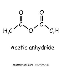 Acetic Anhydride Structural Formula