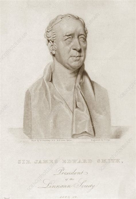 Sir James Smith, English botanist - Stock Image - C004/1081 - Science ...