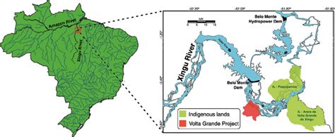 Xingu River Map