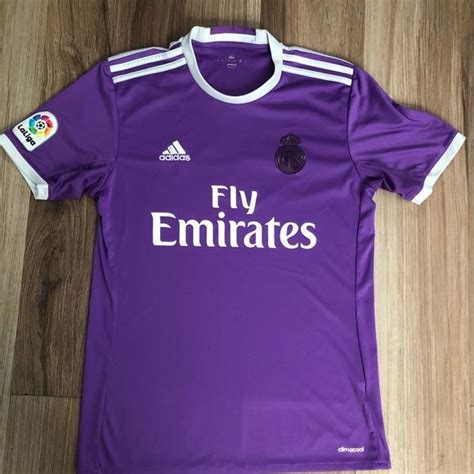 REAL MADRID 2016 2017 AWAY FOOTBALL SHIRT SOCCER JERSEY ADIDAS AI5158 ...