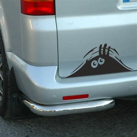 Free shipping Wholesale vinyl car stickers, 100pcs/lot Funny decorative Peeking Monster Car ...