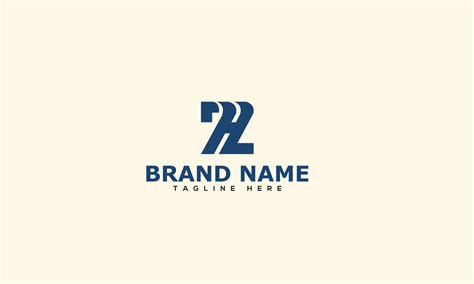 ZH Logo Design Template Vector Graphic Branding Element 10813308 Vector ...