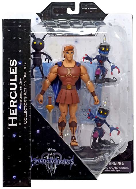 Disney Kingdom Hearts Series 4 Hercules with Soldier Shadow 7 Action Figure 2-Pack Diamond ...