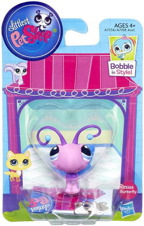 Littlest Pet Shop Bobble In Style Butterfly Figure 3568 Hasbro Toys - ToyWiz