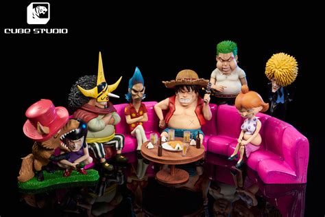 Sabaody Island Fake Straw Hat Crew - ONE PIECE Resin Statue - CUBE Studio [Pre-Order]