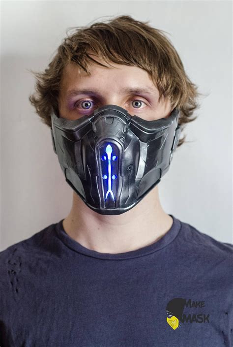 Mask Sub-zero Mortal kombat X Color LEDs Different sizes | Etsy
