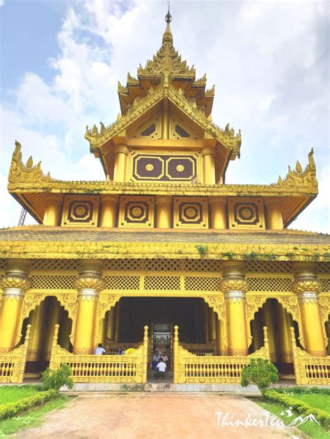 Myanmar : The Golden Palace in Bago - Kanbawzathadi Palace