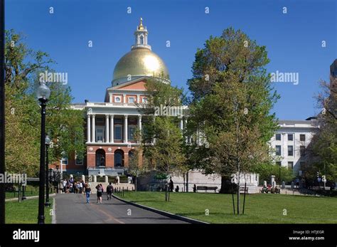 Massachusetts State House Dome Stock Photos & Massachusetts State House ...