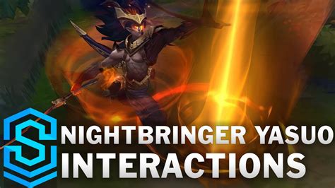 Nightbringer Yasuo Special Interactions - YouTube